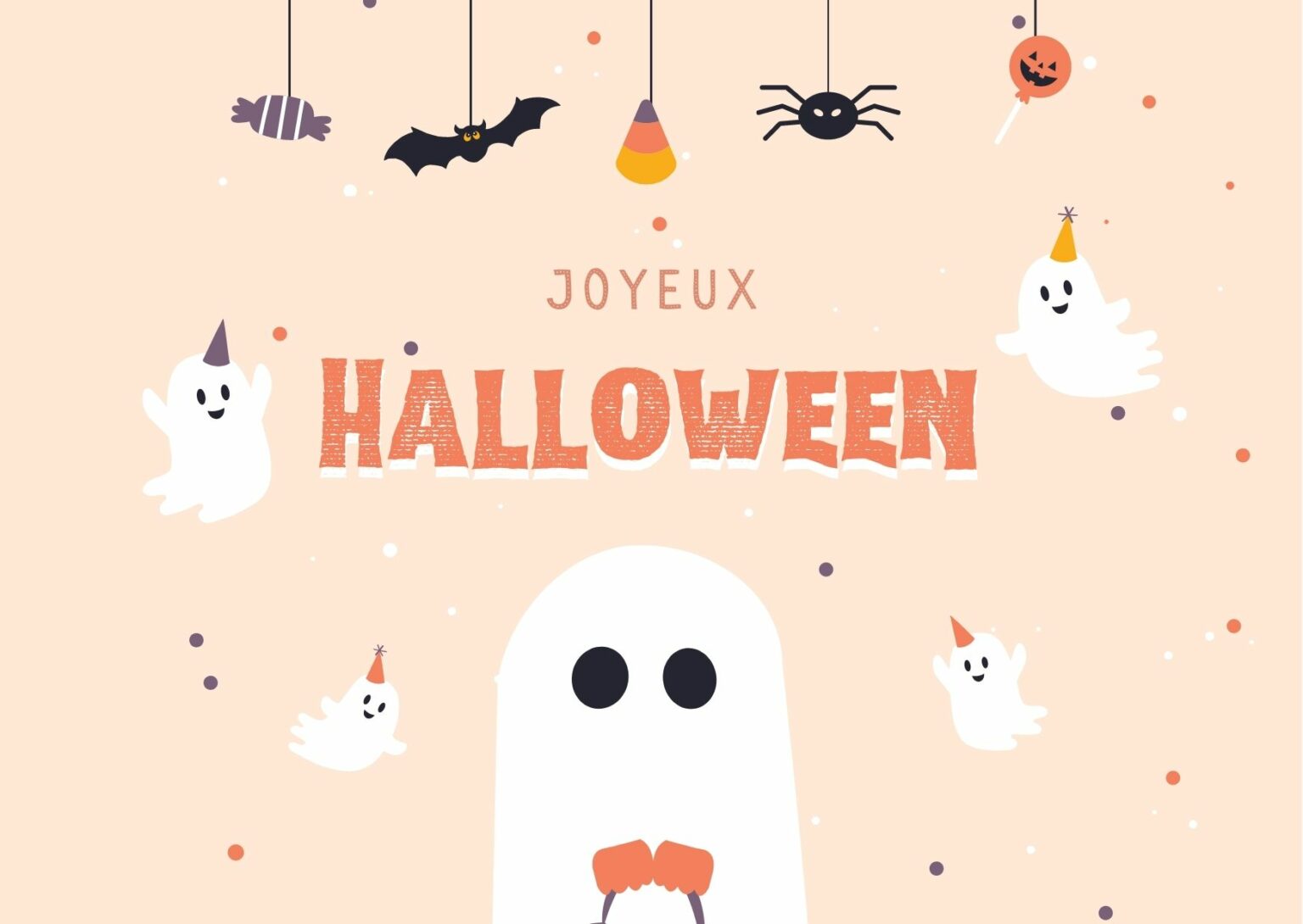 Cartes halloween gratuites à imprimer Message d amour