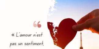 Citation inspirante sur lamour et la passion pour partager des émotions profondes.