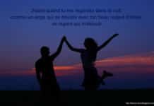 SMS romantique a envoyé pour son amour