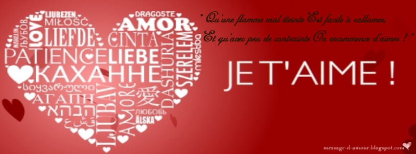 Photos De Couverture Facebook Message D Amour