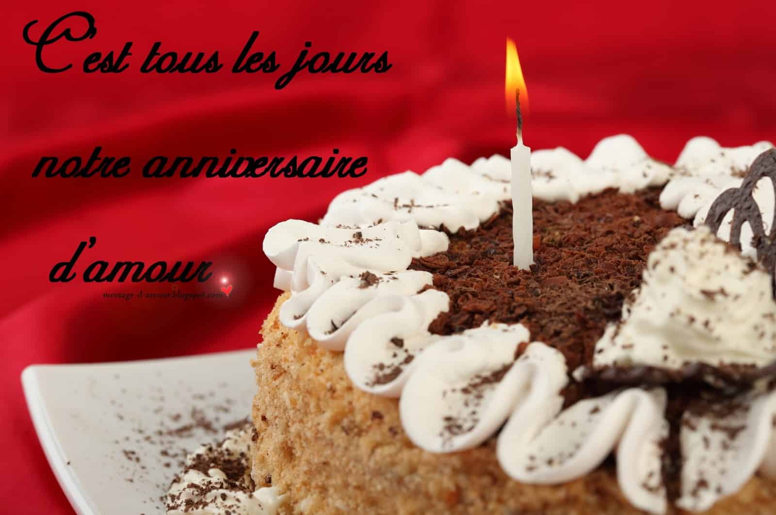 Un An D Amour Anniversaire Message D Amour