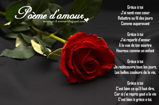 Poemes D Amour Romantique Message D Amour
