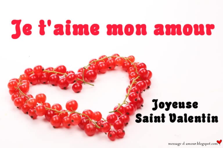 Cartes Saint Valentin - Message D'amour