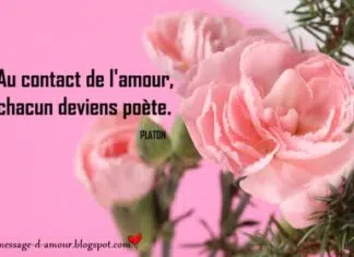 message d'amour