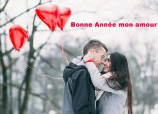 SMS de Bonne Année romantique Bonne année mon amour