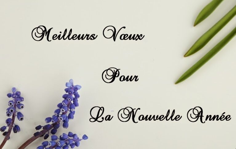 Carte de vœux bonne année