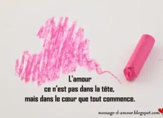 Phrase d'amour