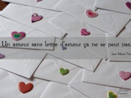 Lettre de déclaration d'amour