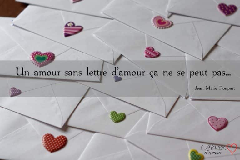 Lettre de déclaration d'amour