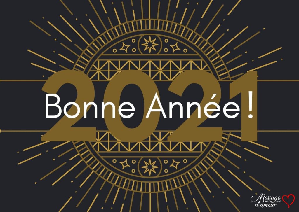 Texte pour souhaiter bonne année 2021 - Message d'amour