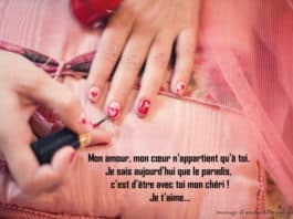 Message d'amour pour un homme