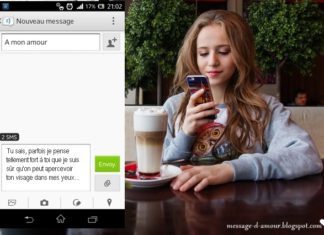 Message damour romantique et SMS damour pour exprimer ses sentiments.