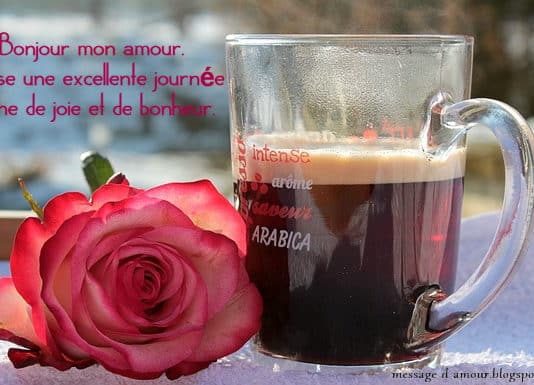 Bonjour Mon Amour - Un Petit Geste Romantique - Message D'amour