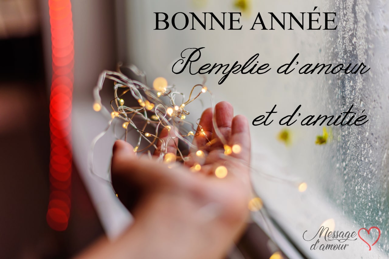 Cartes bonne année 2019 gratuites - Message d'amour