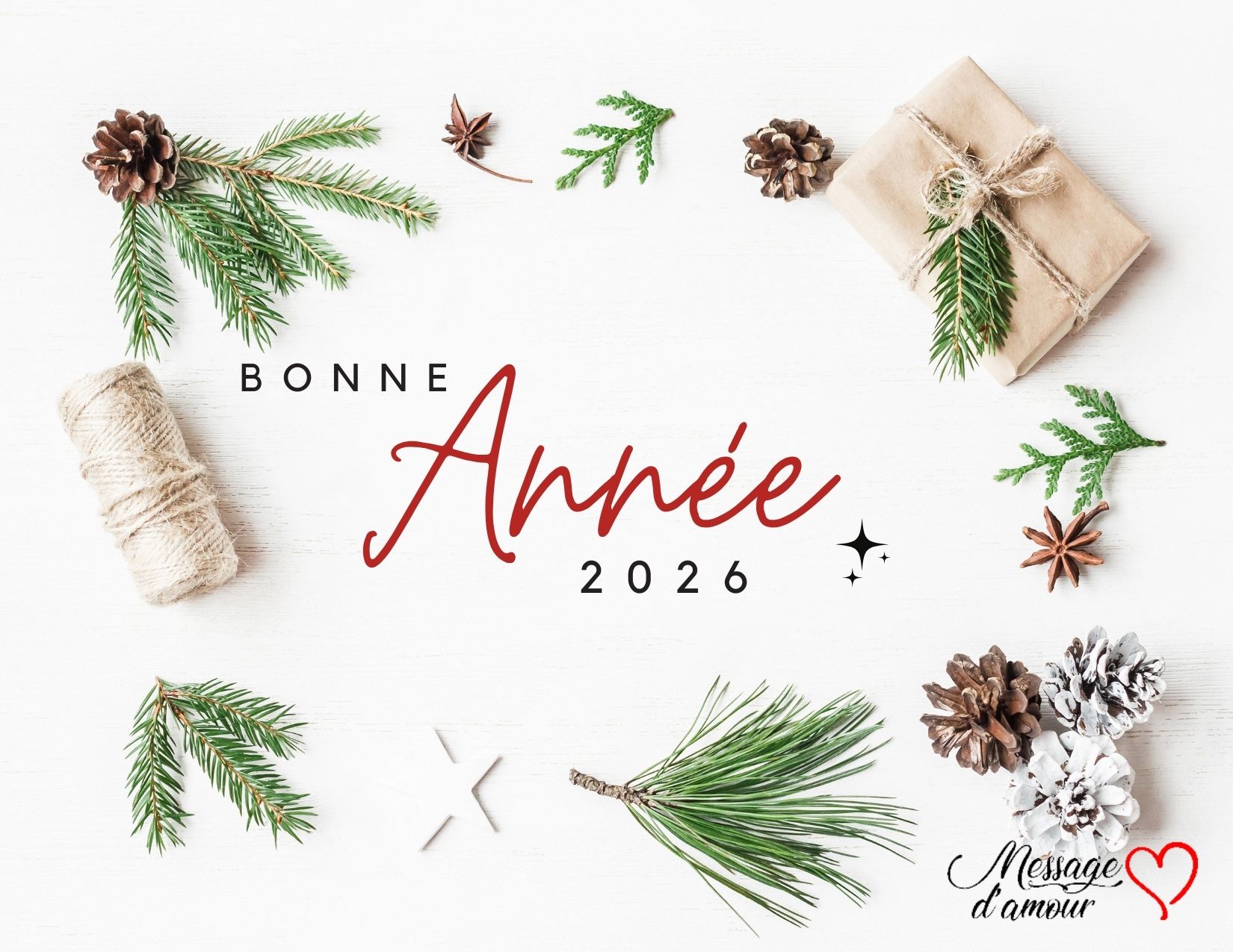 carte bonne année 2026