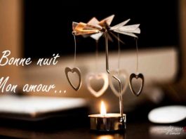 Carte bonne nuit mon amour