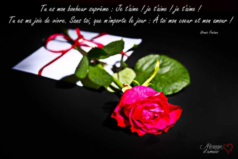Lettre d’amour à envoyer pour ma chérie