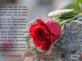 Poème Saint Valentin