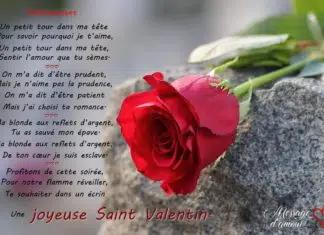 Poème Saint Valentin
