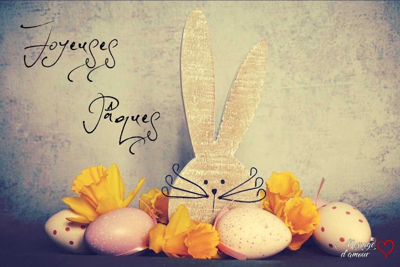 Des vœux de Pâques pour tout le monde - Message d'amour