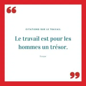 Travail Citation