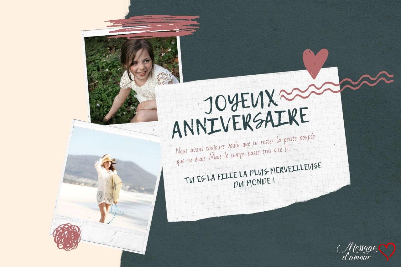 Textes Pour Souhaiter Joyeux Anniversaire A Sa Fille Message D Amour