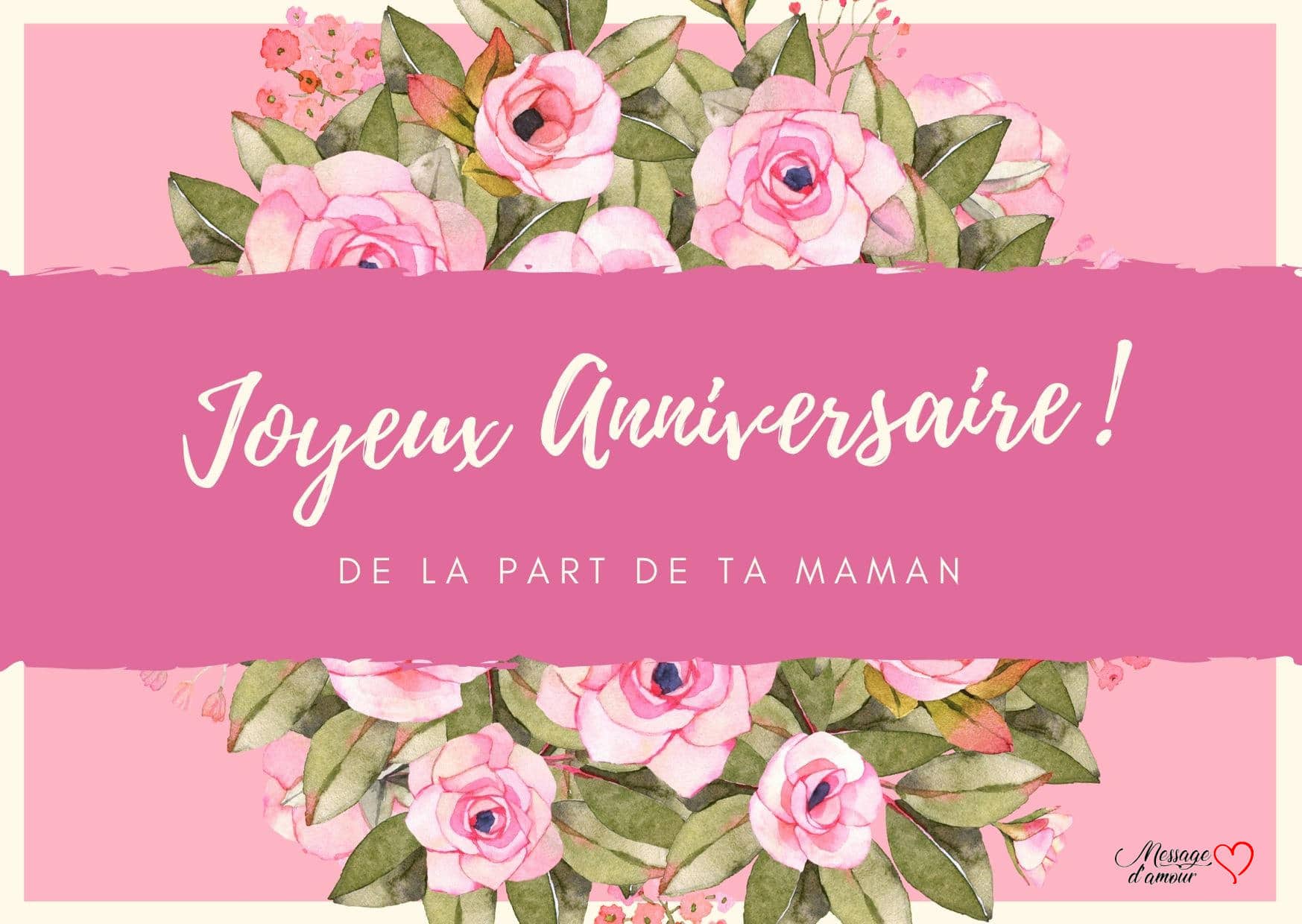 Carte anniversaire pour ma fille - Le blog de Sab