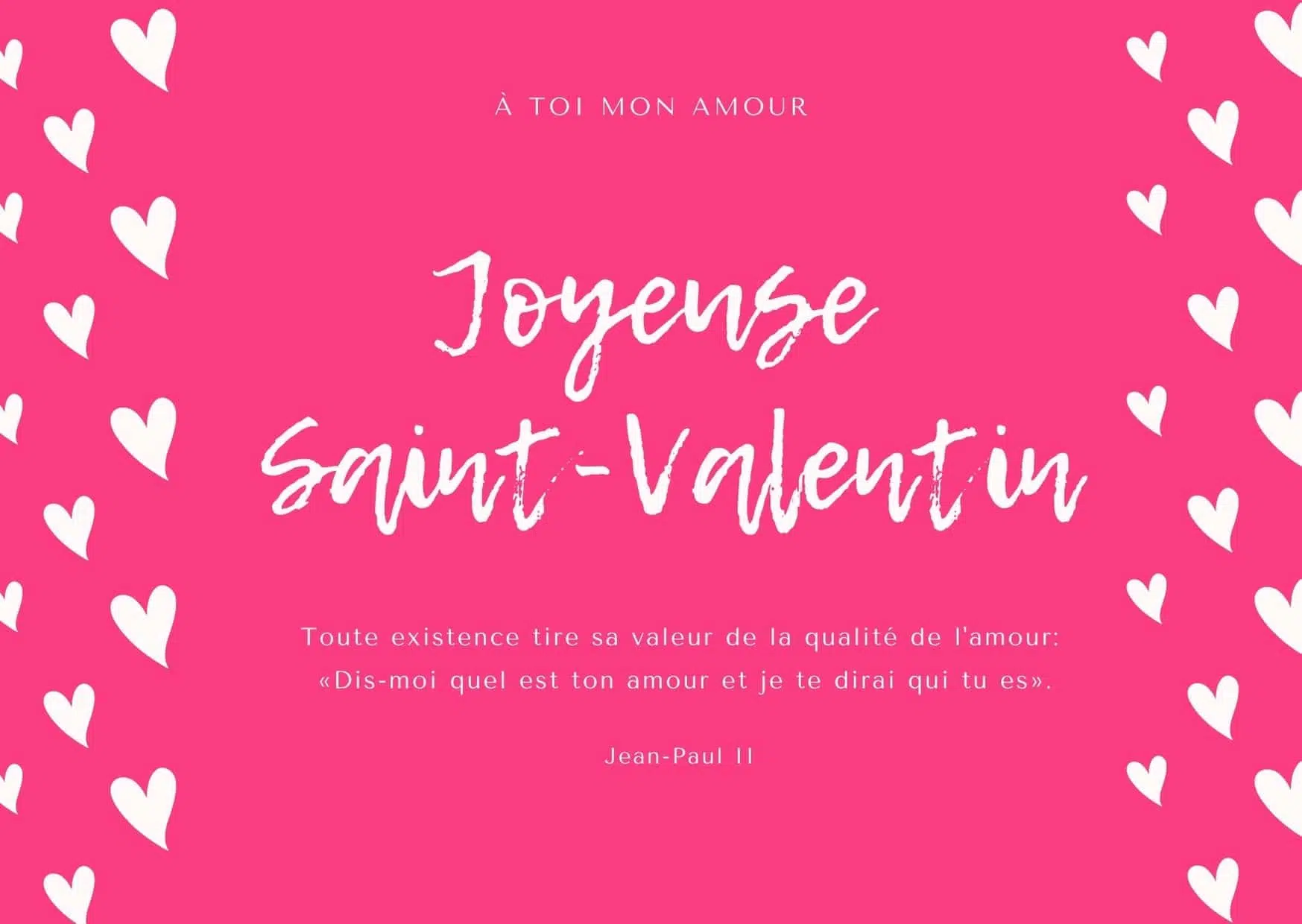 Carte pour mon amour