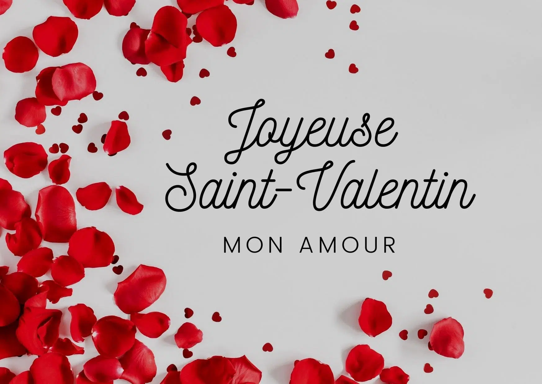 Joyeuse Saint Valentin mon amour