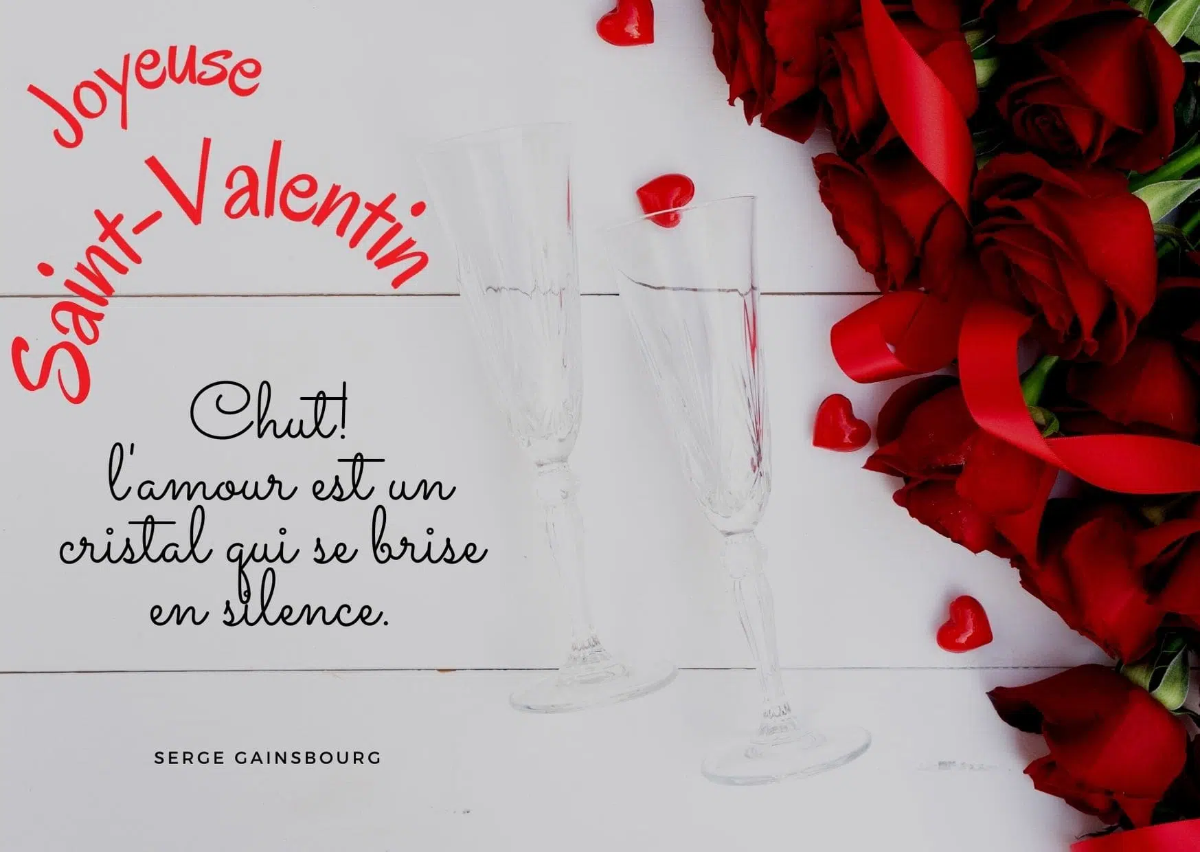 Chut! l'amour est un cristal qui se brise en silence.