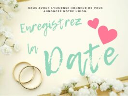 Carte faire part mariage