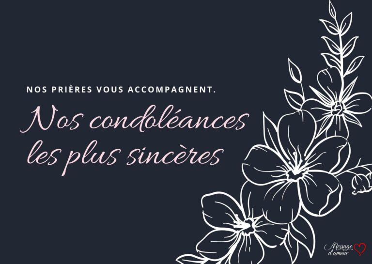 modele carte condoleance