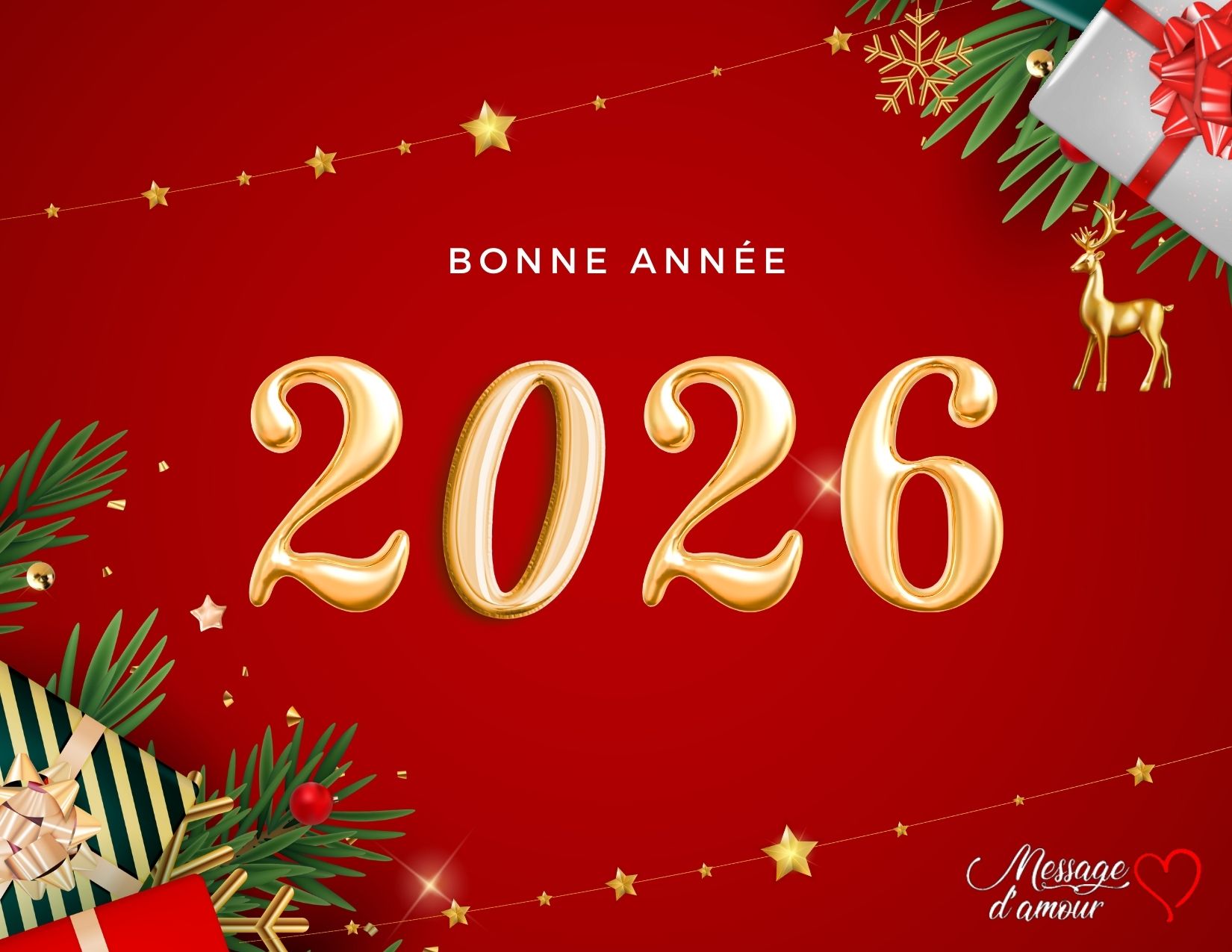Bonne année 2026 Jolies Cartes virtuelles