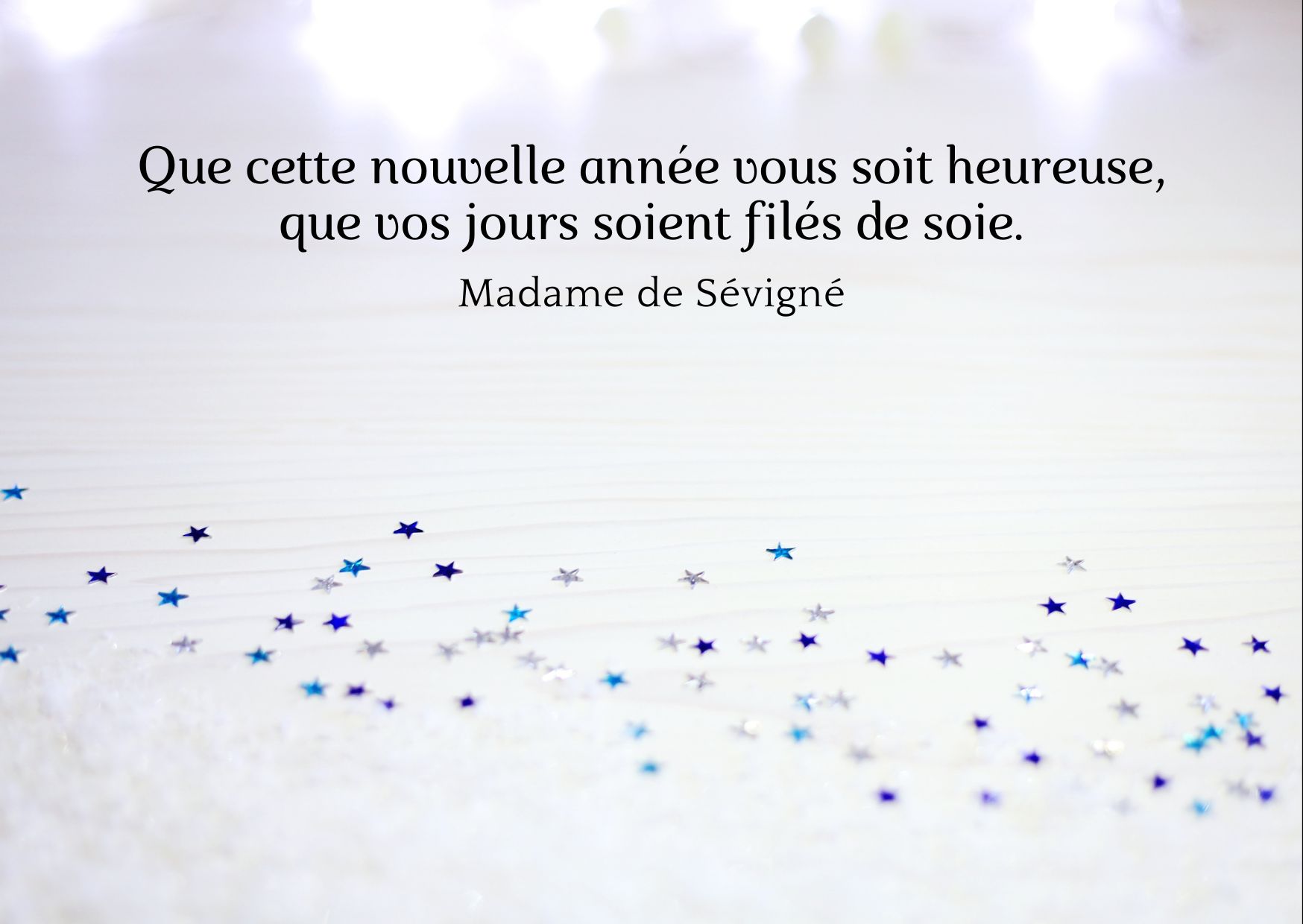 Citation nouvel an 2024 Madame de Sévigné