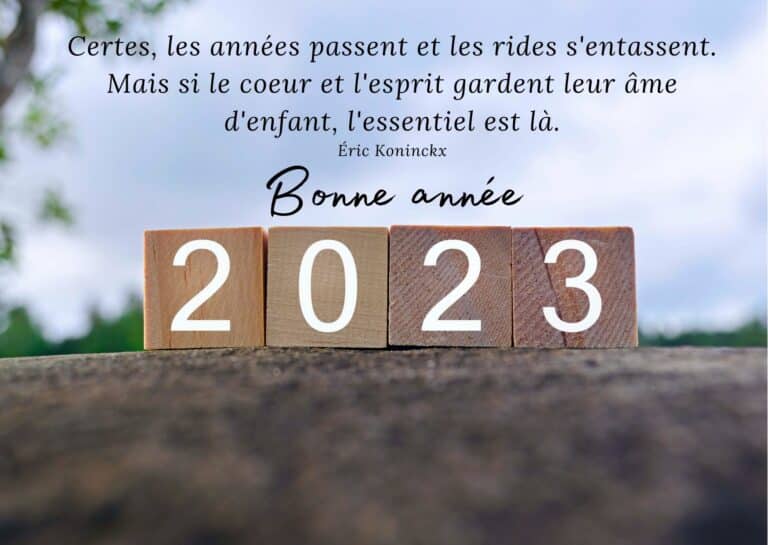Cartes de voeux 2023 gratuites - Message d'amour
