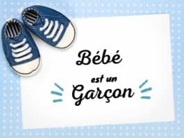 Bébé est un garçon