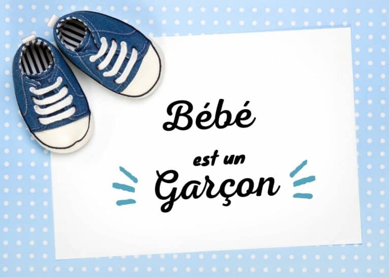 Bébé est un garçon