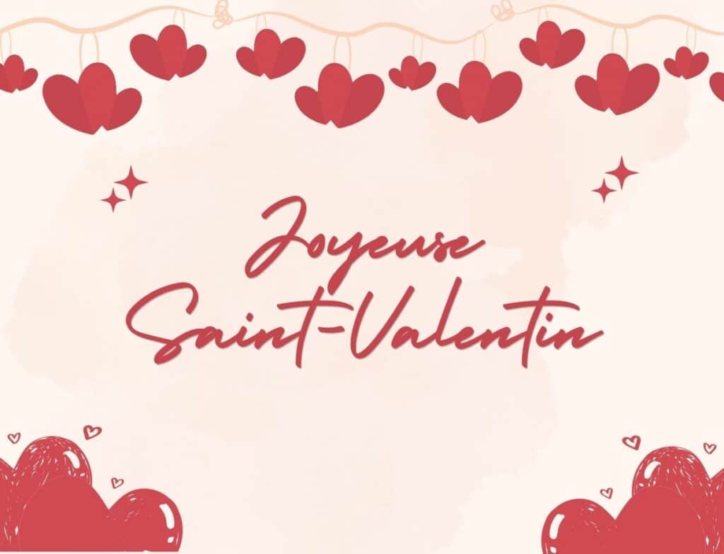 Cartes SaintValentin 2023 gratuites Message d'amour