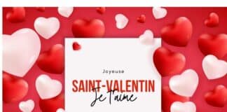 Cartes Saint-Valentin 2026 gratuites je t'aime carte st valentin