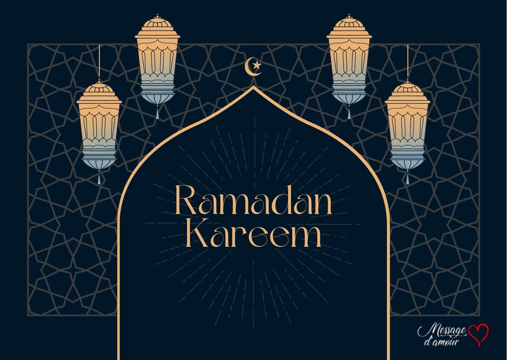 Ramadan carte de voeux