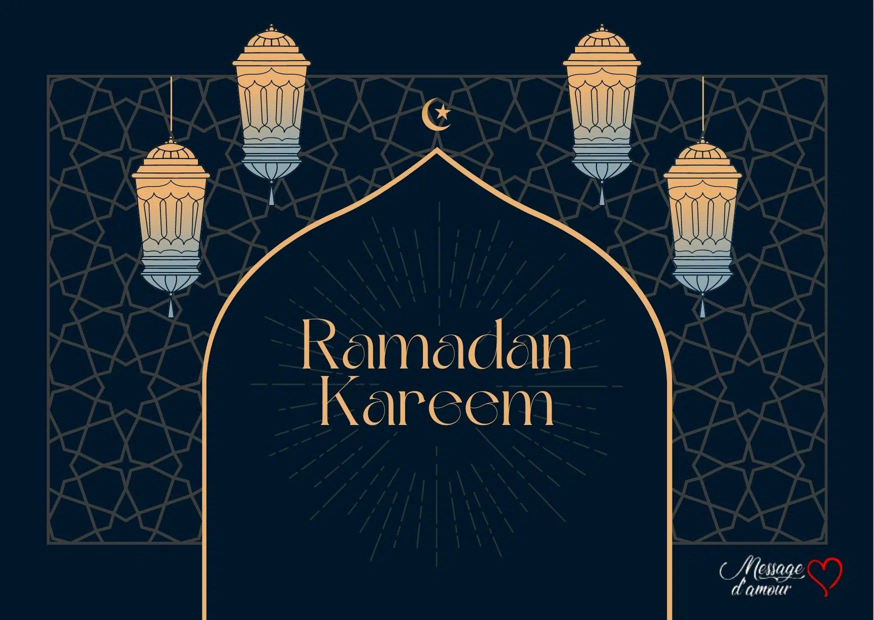 Ramadan carte de voeux