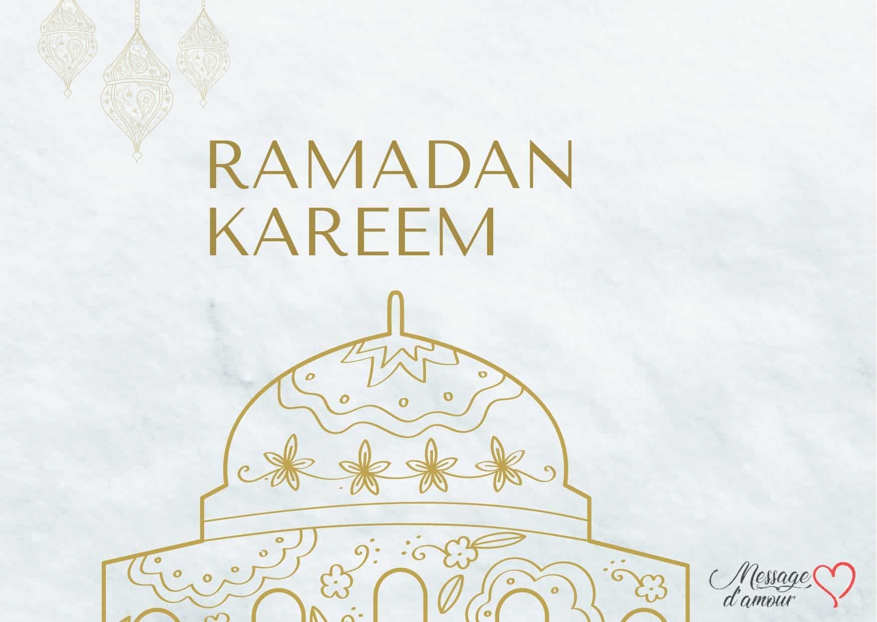 Ramadan Kareem carte