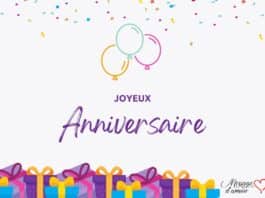 message d'anniversaire