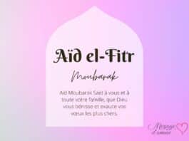 Message Aïd el-Fitr - Aïd Moubarak