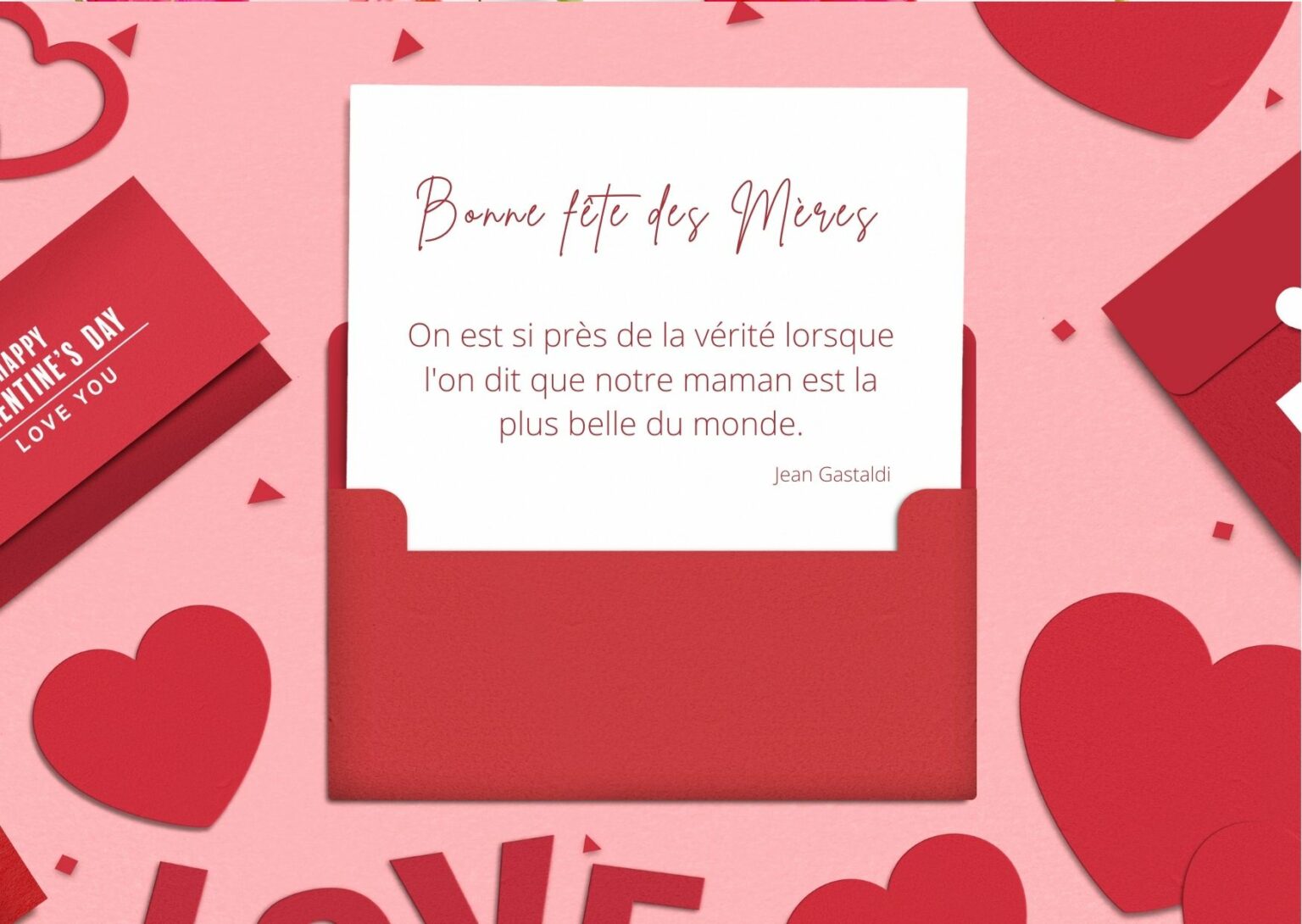 Cartes fête des mères 2023 gratuites - Message d'amour