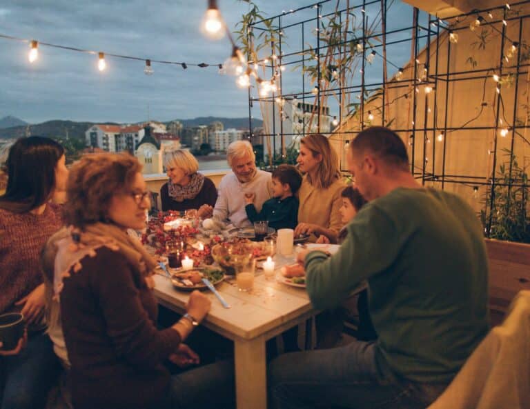 Diner avec grand père