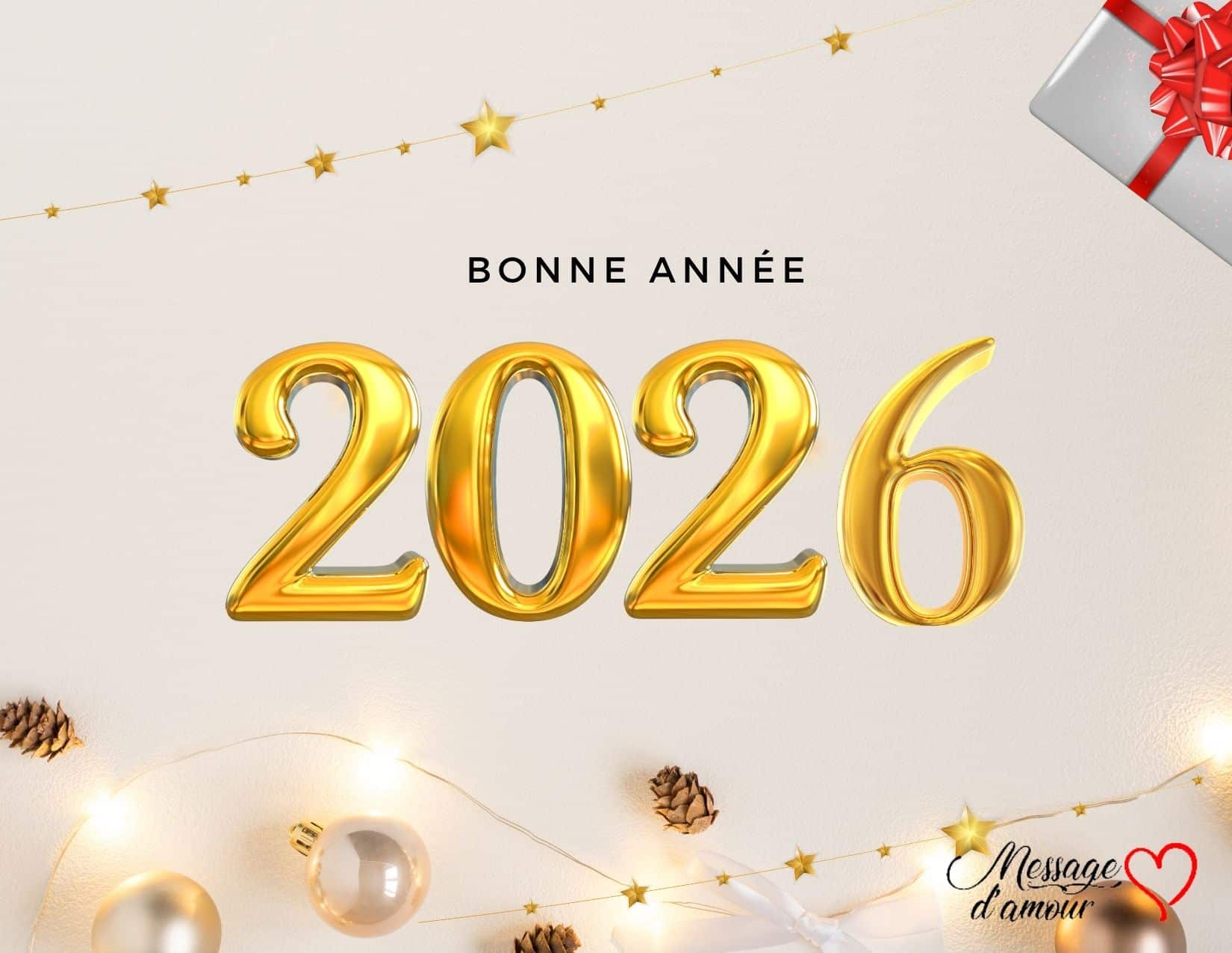 Carte de voeux 2026 gratuite