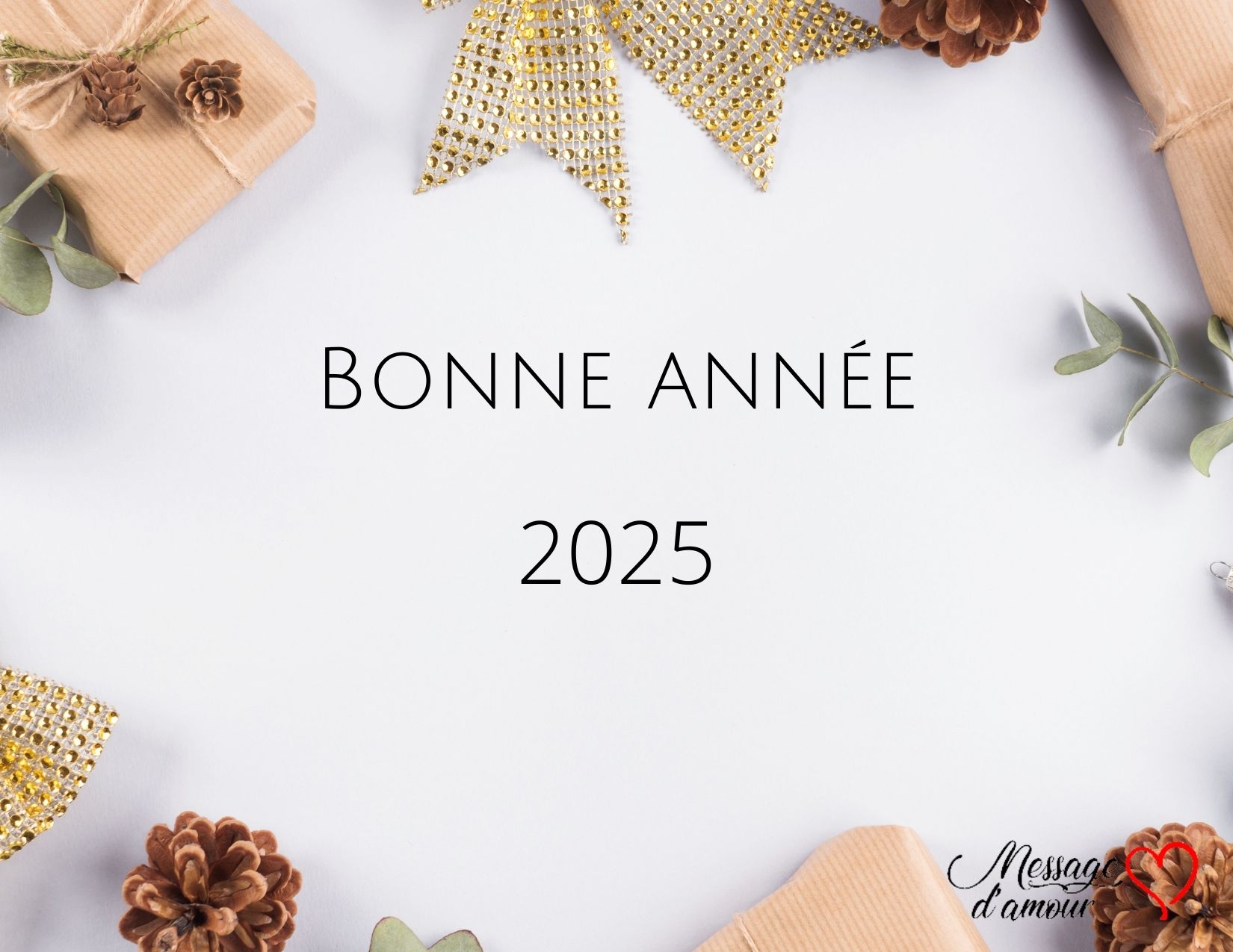 Vœux 2025 pour petit ami