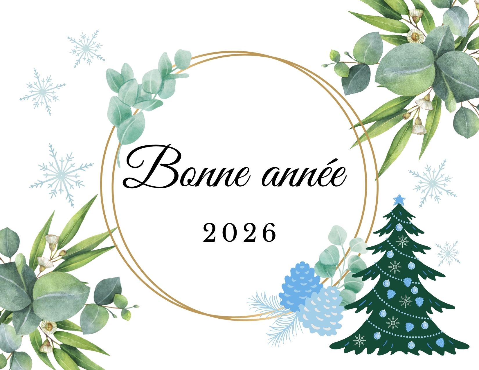 carte bonne année à ses parents