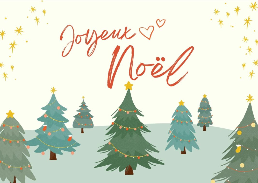 65 cartes Joyeux Noël à imprimer - Message d'amour